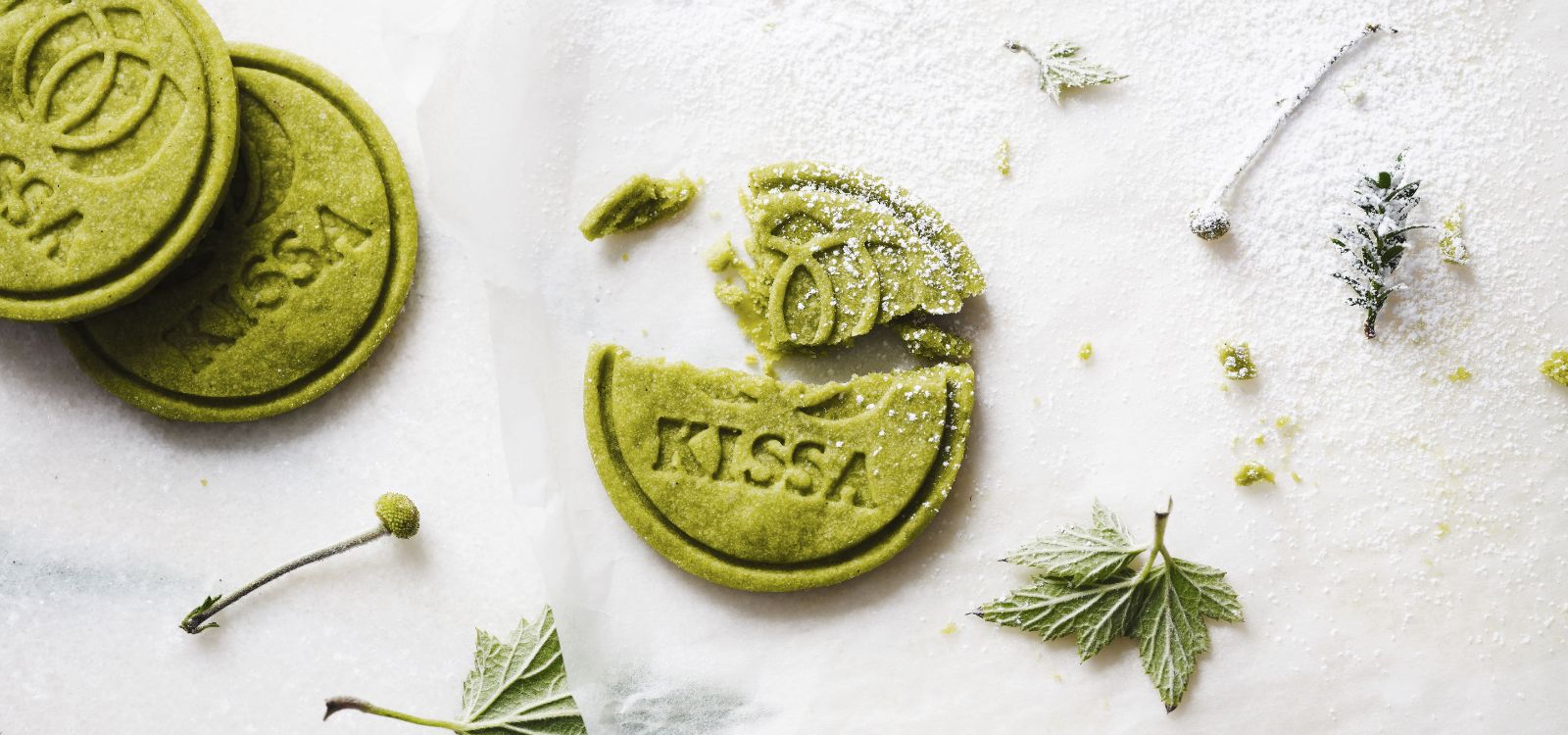 Matcha Christmas Cookie