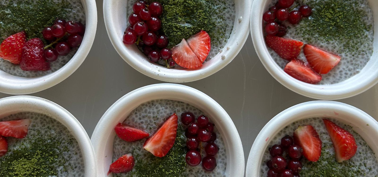 Matcha Chia Pudding - by Tuya