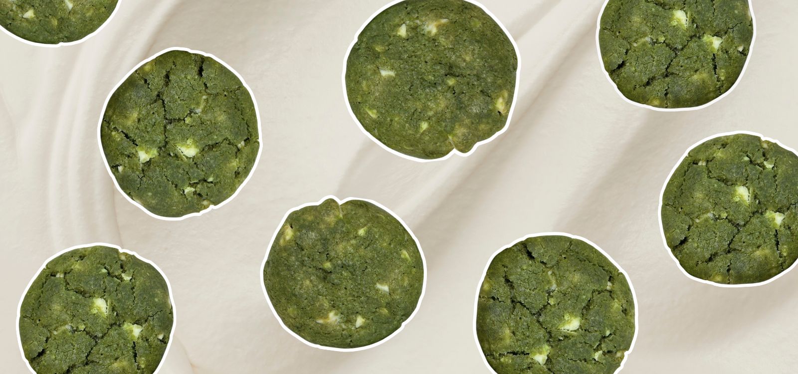 White Chocolate Matcha Cookies