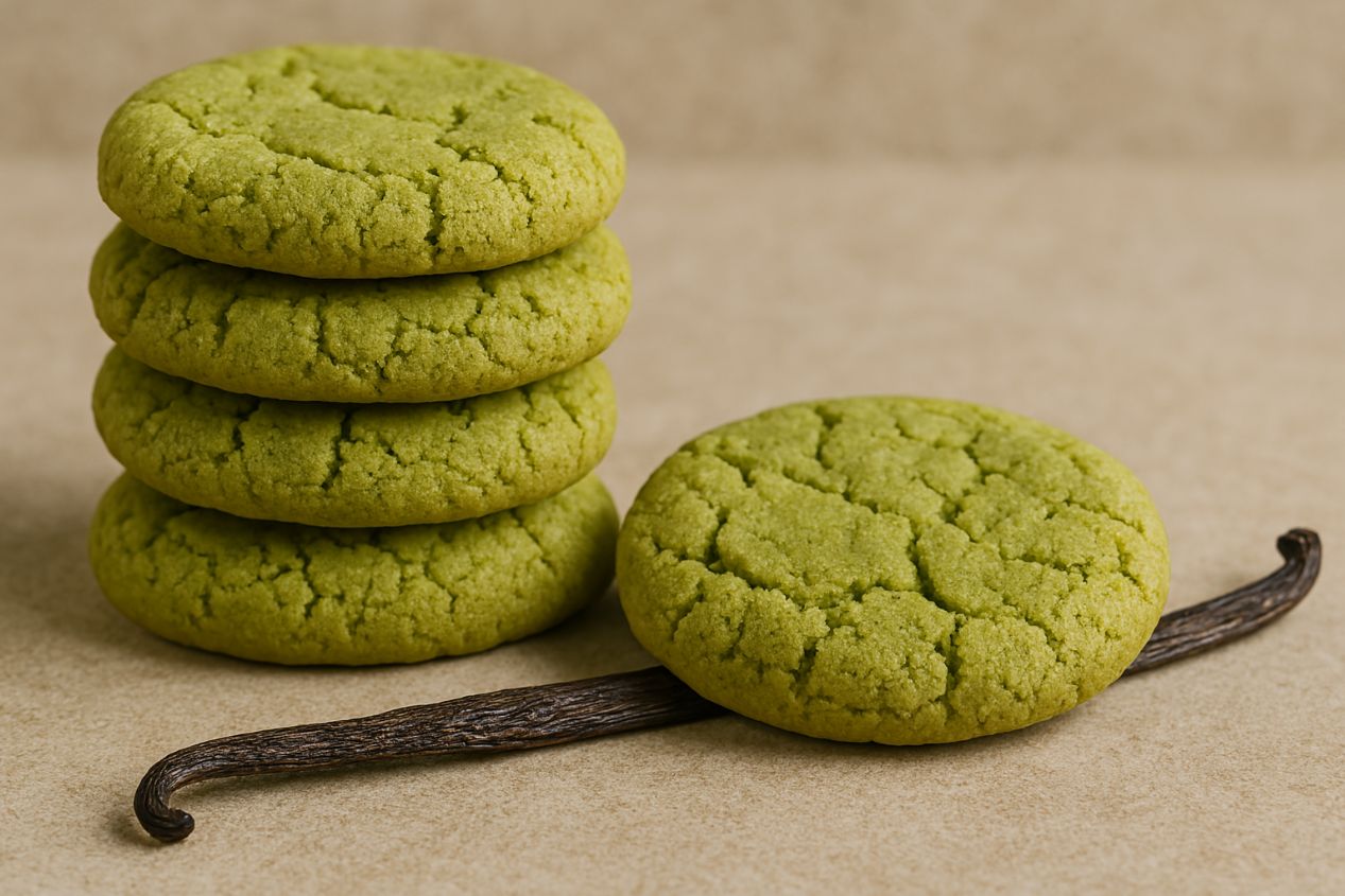 KISSA Matcha Vanilla Cookies – KISSA Tea