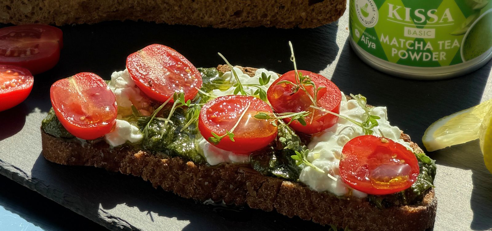 Matcha Pesto Toast