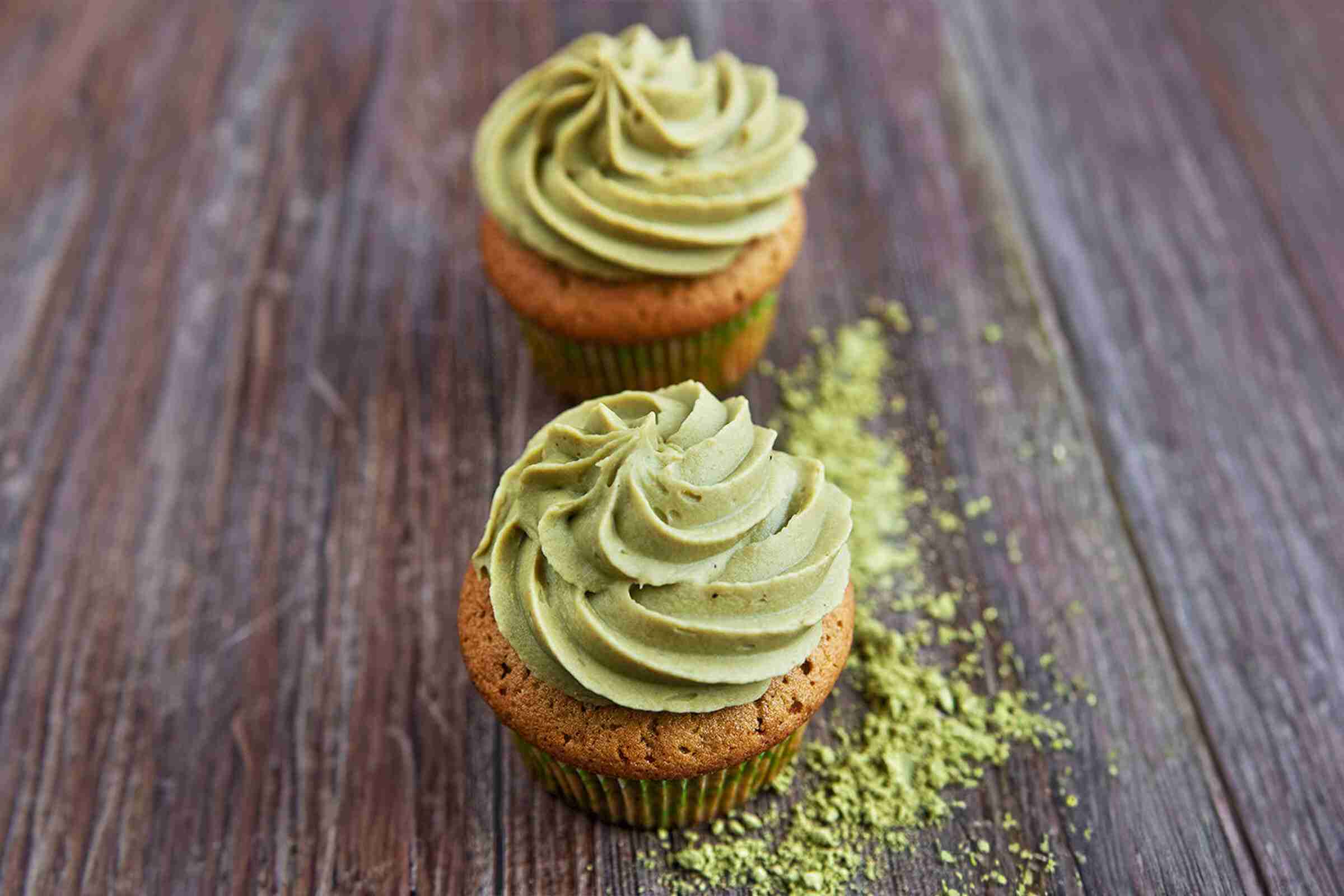 MATCHA CUPCAKES