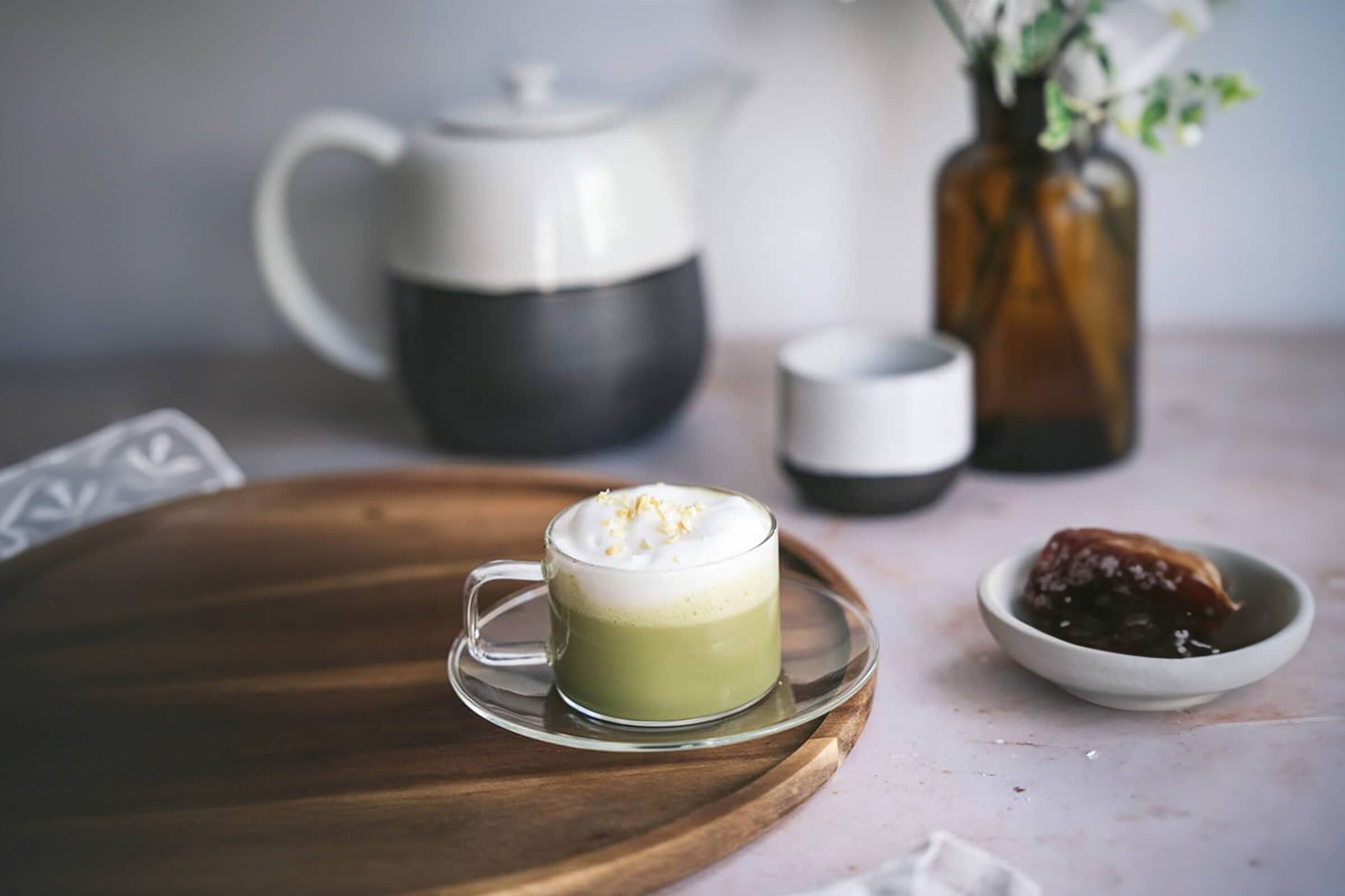 COCONUT CASHEW MATCHA LATTE