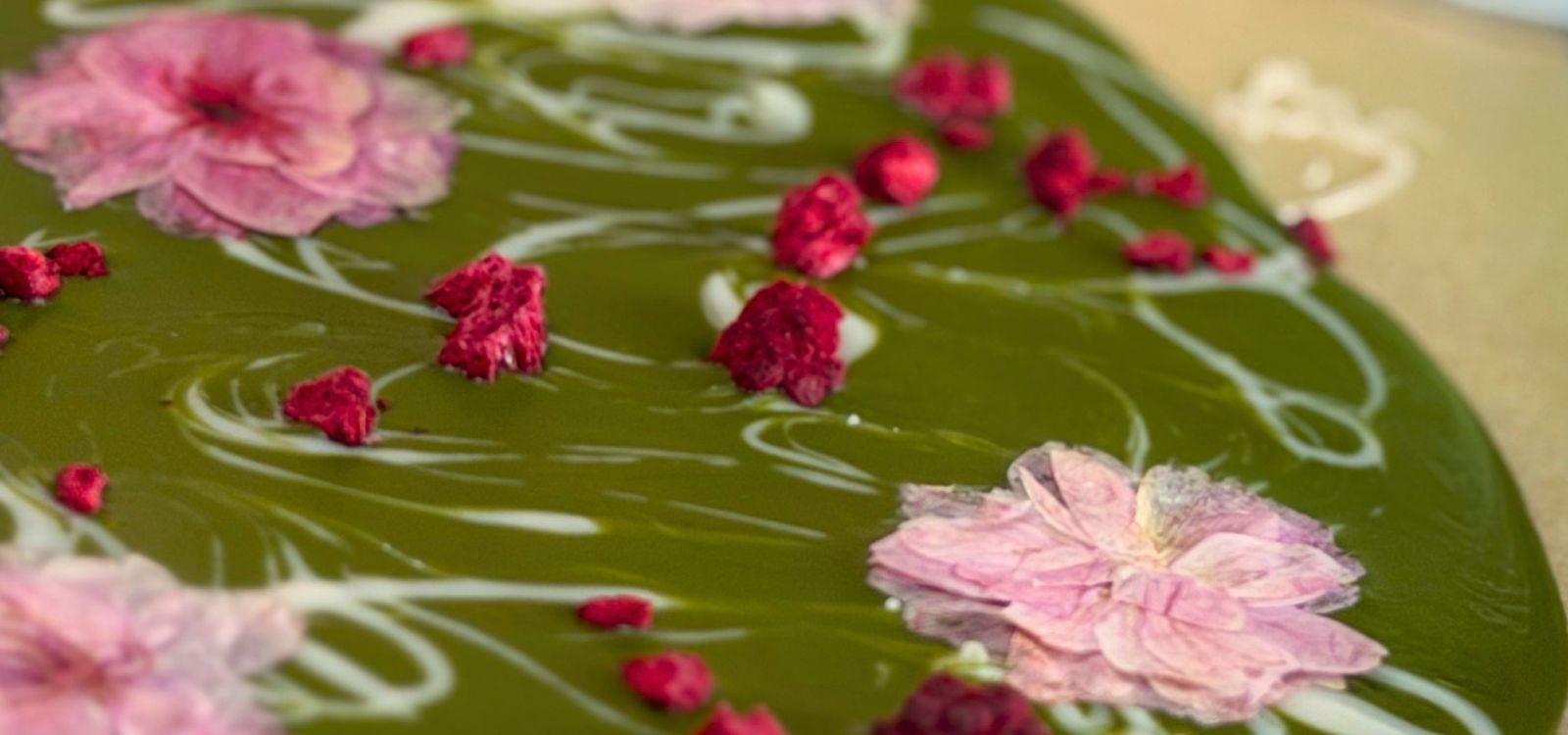 Matcha Sakura Chocolate