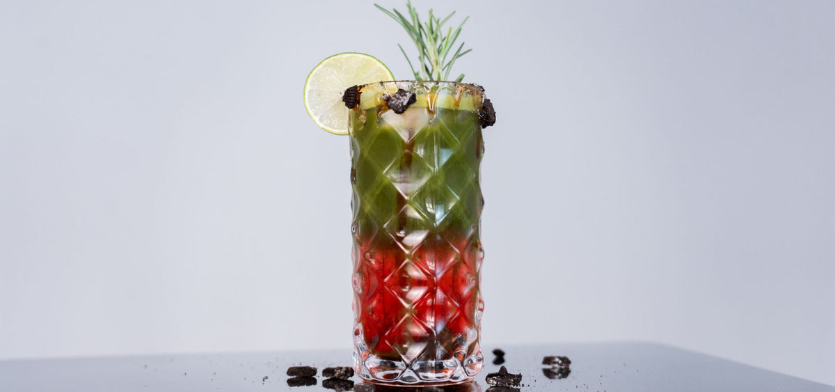 Bloody Mary Matcha Tonic