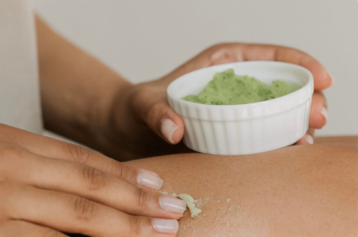 DIY Matcha Body Scrub
